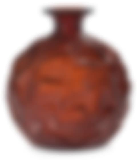 A René Lalique partly frosted amber glass "Ormeaux" vase, France (preview)