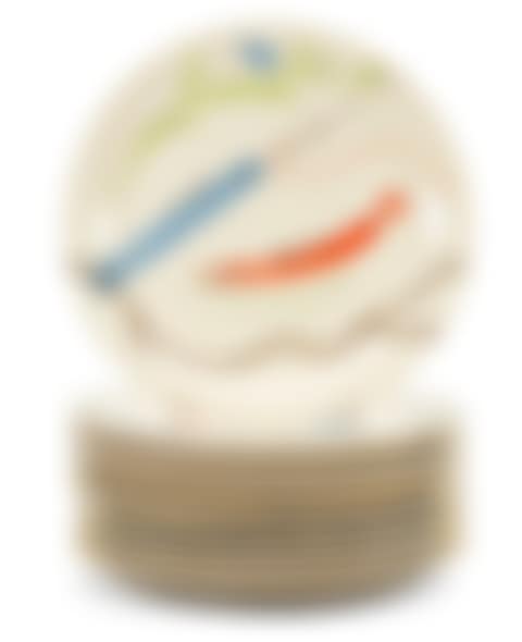 A set of fourteen creamware plates "Löja" (preview)