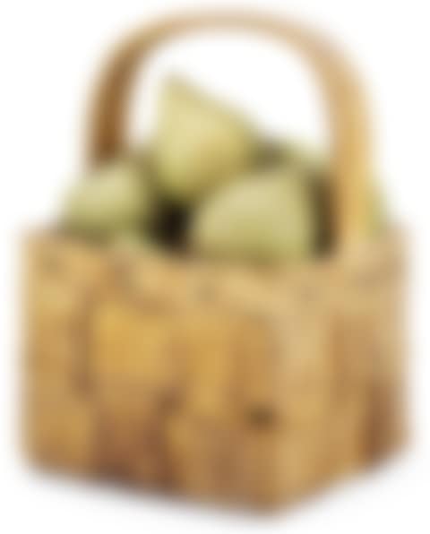 A stoneware basket with 14 pears (preview)