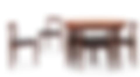 A Hans Olsen teak dining table and six chairs (preview)
