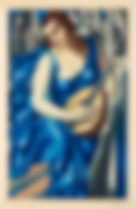 "Woman with mandoline" (Femme à la mandoline) (preview)