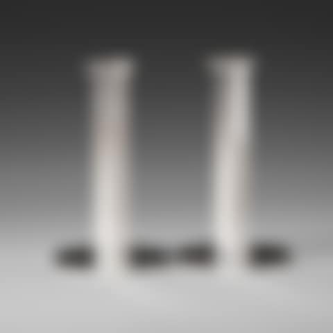 A pair of sterling candlesticks (preview)