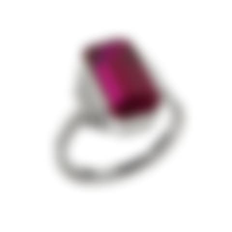A Wiwen Nilsson sterling ring with a synthetic ruby (preview)