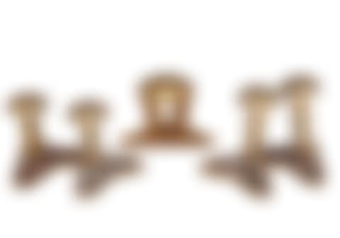 A SET OF FIVE BRONZE LEGS (preview)