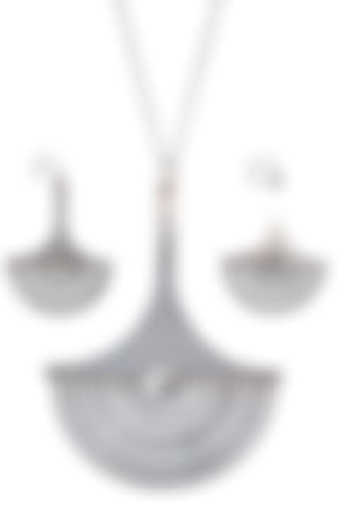 NECKLACE WITH EARRINGS; "Kuunsirppi" (preview)