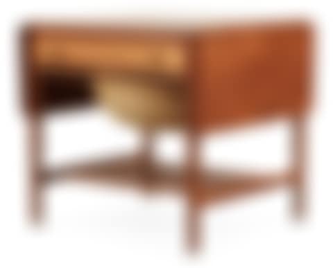A Hans J Wegner teak sewing table (preview)