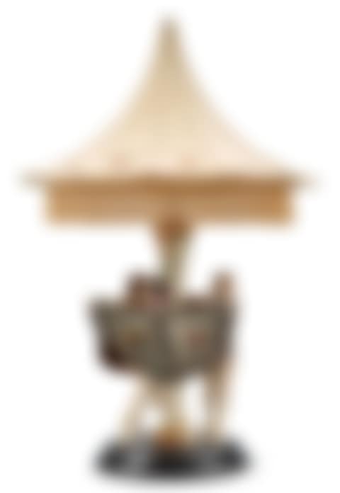 A Josef Lorenzl "The captured bird" triple figural lamp (preview)