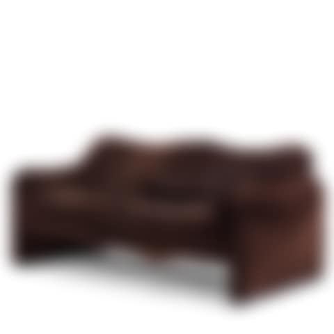 a dark brown suede two-seated "Maralunga" sofa (preview)