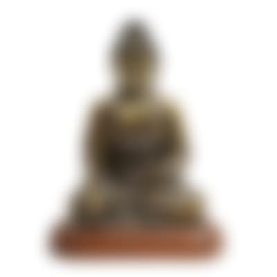 A 20th century patinated bronze figure of Buddha Shakyamuni (preview)