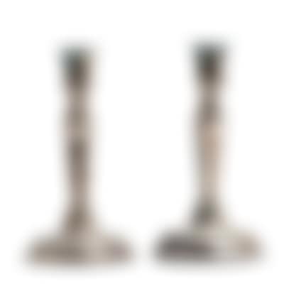 A pair of Danish silver candlesticks (preview)