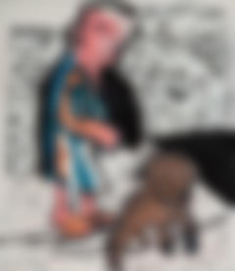 Woman with dog (preview)