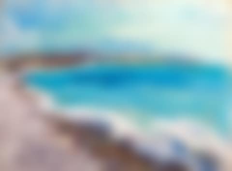 Mediterranean coastline near Cros-de-Cagnes (preview)