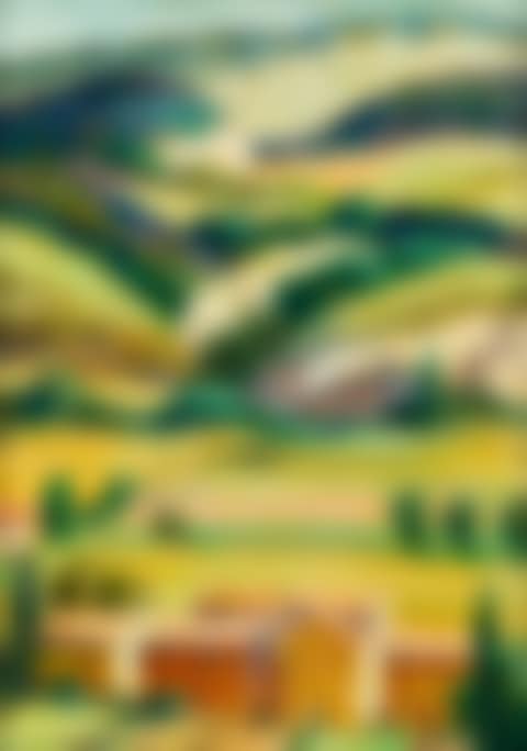 Landscape from Ménerbes (preview)