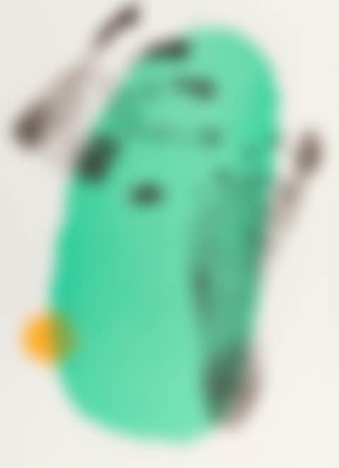 Foot and hand on green background (preview)