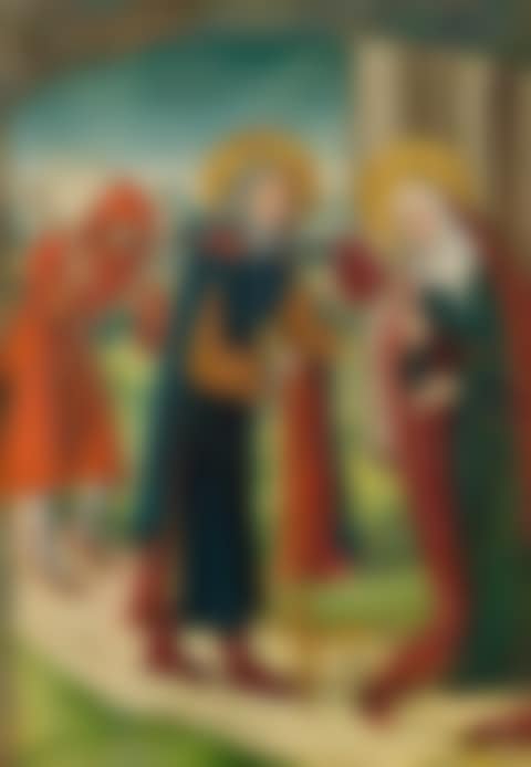 Saints Joachim und Anne at the Golden Gate. (preview)