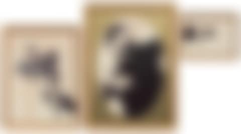Flower Thrower Triptych (Grey) (preview)