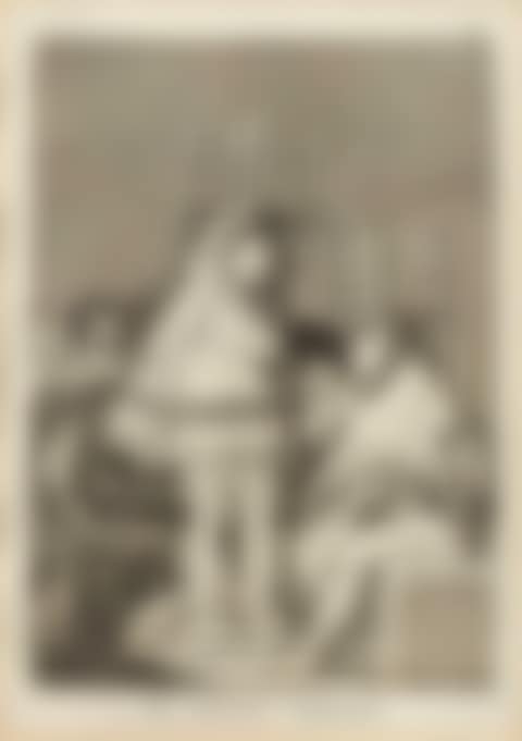 Ya tienen asiento; Sheet 26 of the series: Los Caprichos. (preview)