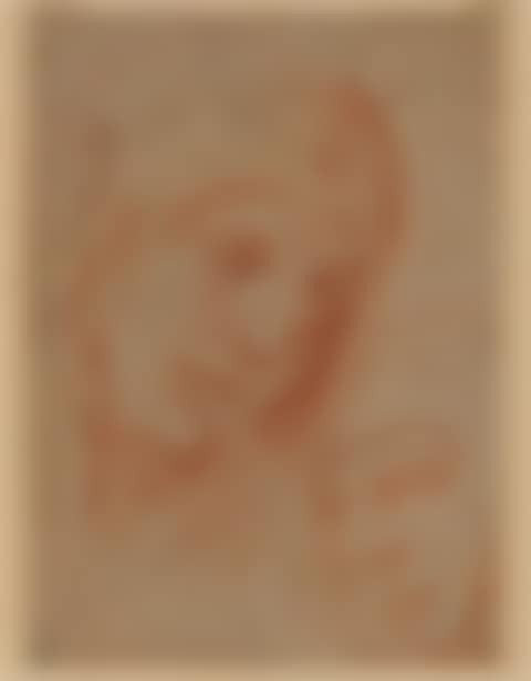 Study of the face of a Madonna and a further head study. (preview)