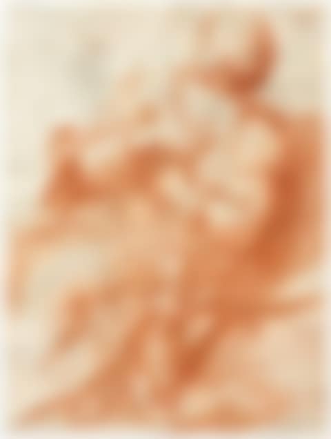 Woman with her hands folded over her breast. (preview)