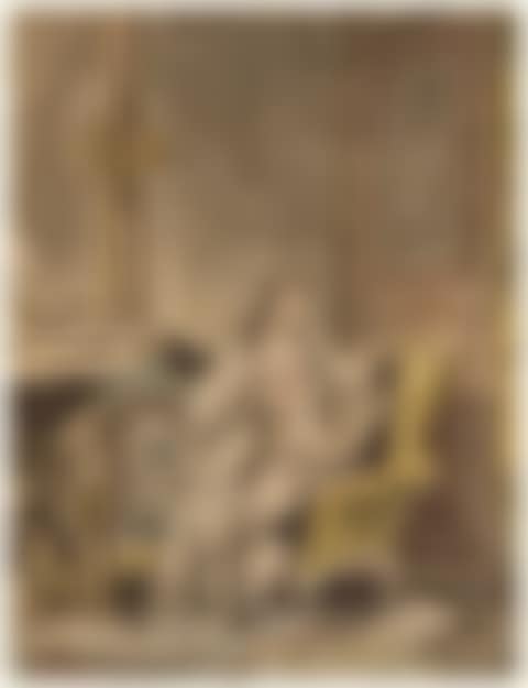 Interior with gallant scene. (preview)