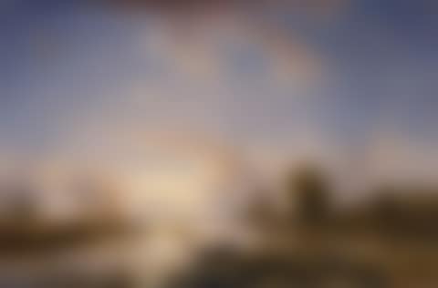 Fisherman in a rowing boat in the twilight (preview)