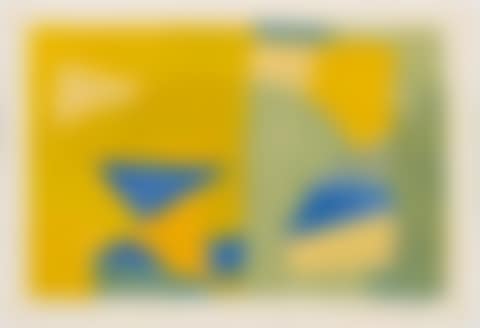 Composition jaune, verte, bleue et rouge (preview)