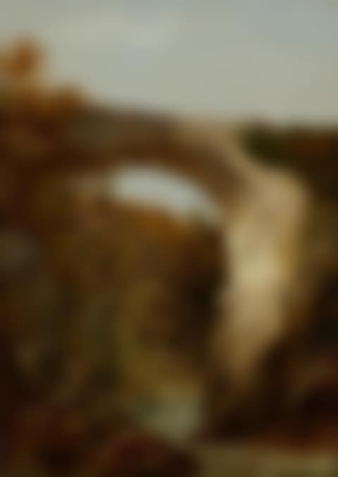 River landscape with archway. (preview)