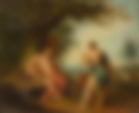 Bacchus with faun and a goatherd (preview)