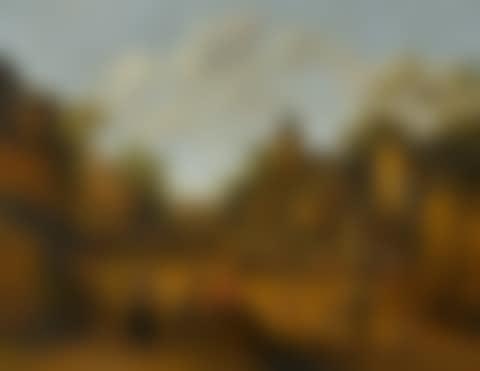 Lively village scene (preview)