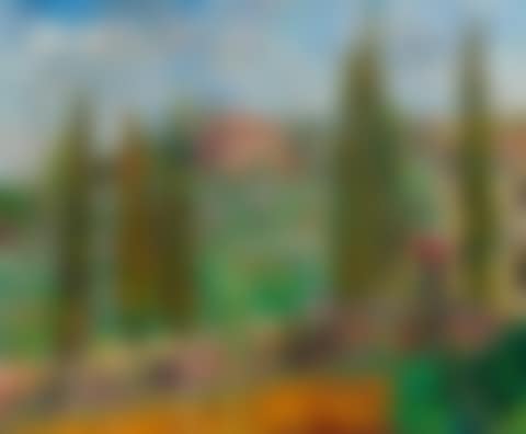Blick auf die Villa Bitthäuser, Florenz (preview)