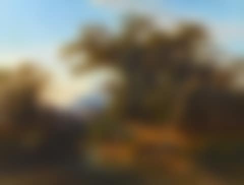 Cattle herdsmen at a river before a broad landscape (preview)