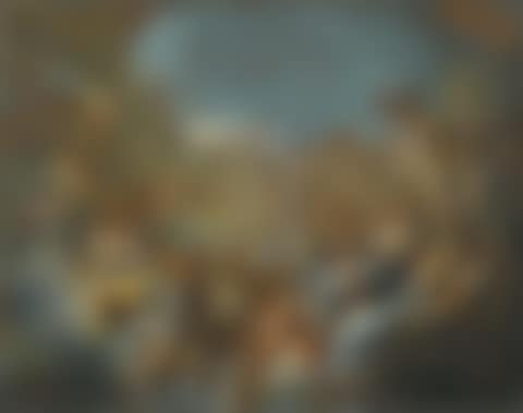 Apotheosis of Saint Cecilia with a concert of angels. Bozzetto for a fresco in the dome of Asti cathedral (preview)