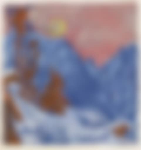 Moonlight night in winter (preview)