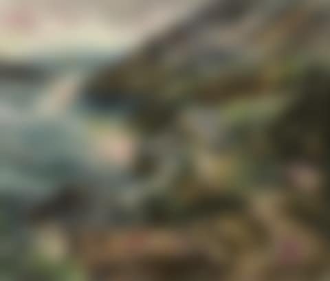 Village by the lake (preview)