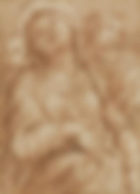 A saint in ecstasy held by two angels (preview)