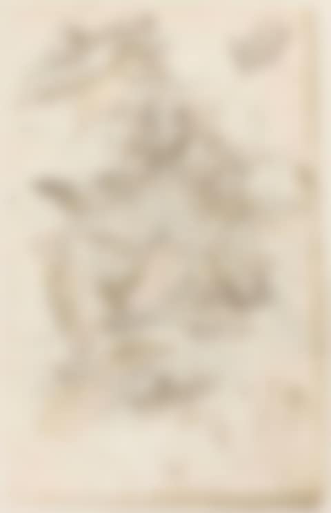 Apostle on the clouds with putti (recto and verso) (preview)