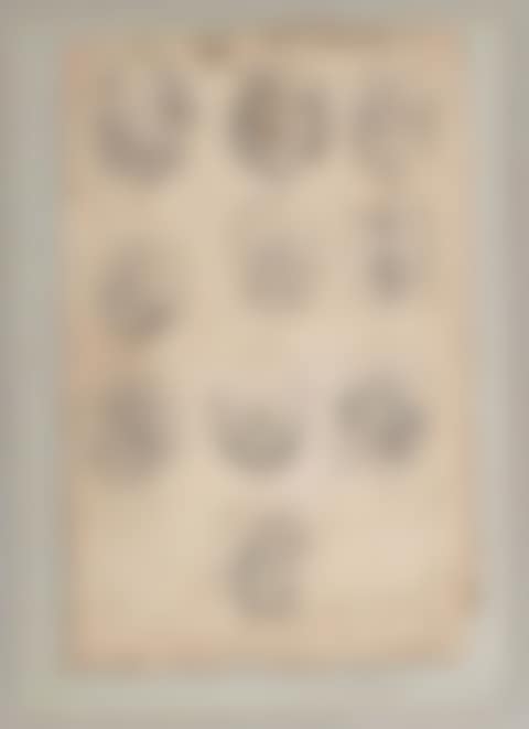 sheet with 10 individual depictions (oval) of the Passion of Christ and the Assumption of Mary (preview)