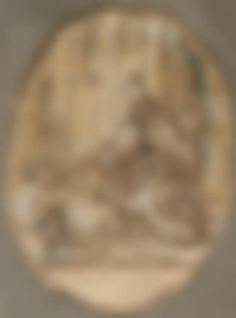 Bishop distributing alms (preview)