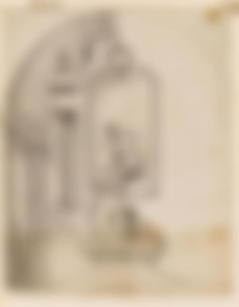 Architectural design for an altar of St. George (preview)