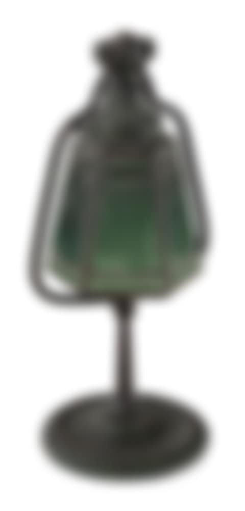 TIFFANY STUDIOS LINEN-FOLD HARP DESK LAMP (preview)