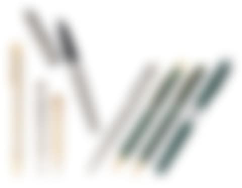 EIGHT ASSORTED PENS AND PENCILS (preview)