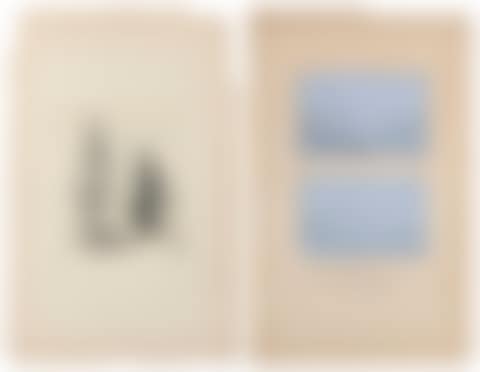 Two pencil studies titled "Twilight in Catskills Clove" (preview)