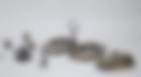 Four objects in metal and silver (preview)