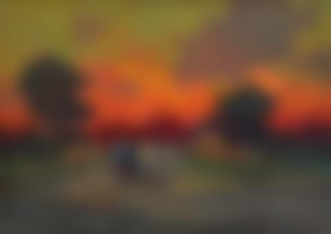 Landscape at sunset (preview)
