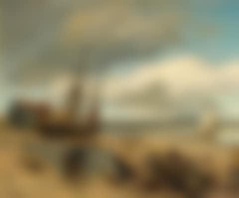 Landing of Fishermen on the Beach of Scheveningen. (preview)