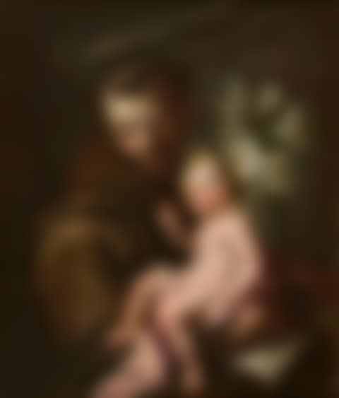 Saint Anthony of Padua with baby Jesus (preview)