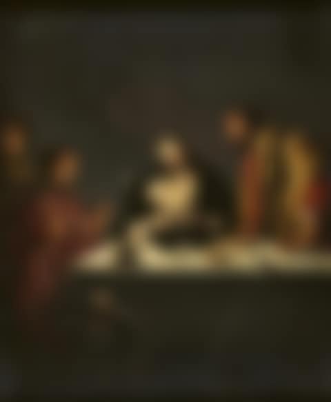 Jesus breaks the bread at the Lord"s Supper (preview)