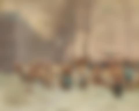 Winter market scene (preview)