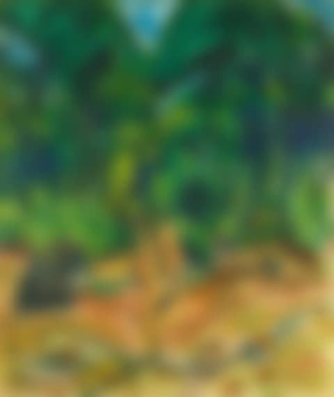 Bathers in front of trees (preview)