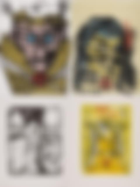 Mixed lot of 4 prints; Dietrich von Bern in Drachenhaut (...); HEILBUTTN"S DER KUNST (FORMZUCKI) (preview)